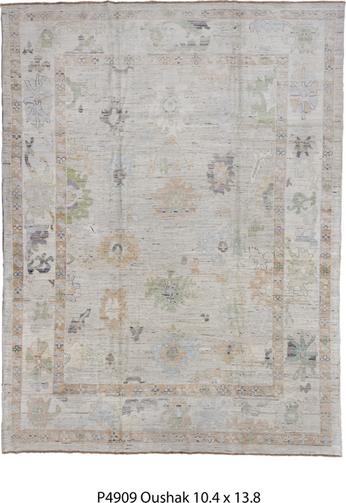 Vintage Oushak Area Rug (10' x 13')